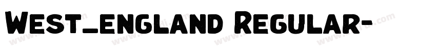 West_england Regular字体转换 West_england Regular字体转换